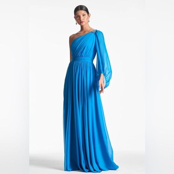 Sachin & Babi MaKayla Gown NWT - AZURE - Picture 1 of 12